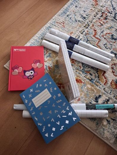 Notebooks A5 and book cover film bundle