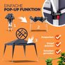 Folding Gazebo 3x3m, Tent, Pop-Up, Quick Setup, UV Protection 50+, Waterproof, Sturdy, Anthracite Grey Image 3