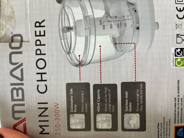 Electric mini chopper
