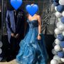 Midnight Blue Hollywood ballroom style dress Image 2