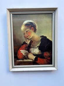 Framed Vintage Portrait Print