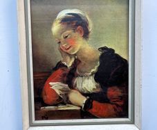 Framed Vintage Portrait Print