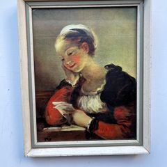 Framed Vintage Portrait Print