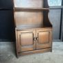 An elm Ercol Waterfall Bookcase Image 2