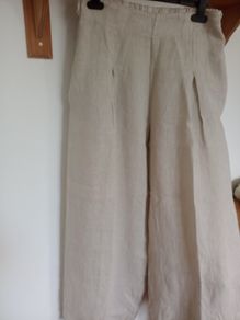 womens trousers 100%linen
