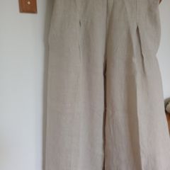 womens trousers 100%linen