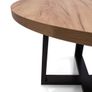 FLEXI 100 Round Extendable Dining Table  100cm to 180cm  Seats up to 8 People Image 6