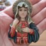Vintage Religious Fridge Magnets x4 Image 5