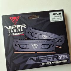 16GB (2x8GB) Patriot Viper Steel DDR4 3600Mhz