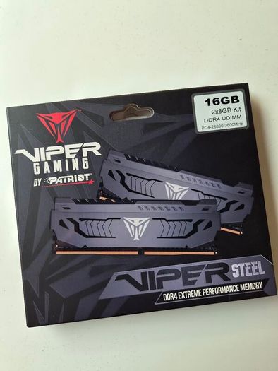 16GB (2x8GB) Patriot Viper Steel DDR4 3600Mhz