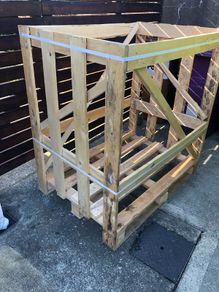 Wood pallet good for halloween bonfire