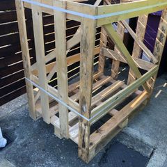 Wood pallet good for halloween bonfire