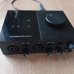 Native Instruments Komplete Audio 2 USB audio interface.