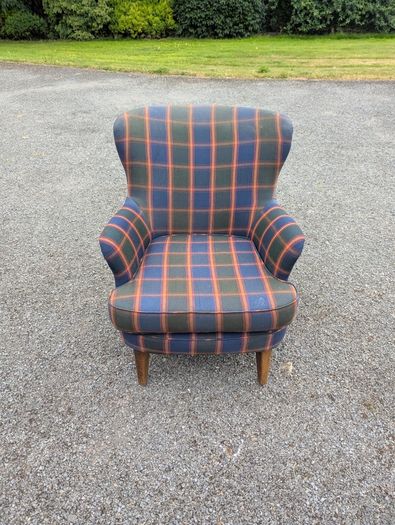 Tartan Style Arm Chair