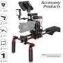 Camera Shoulder Rig, Video Film Making System Kit for DSLR Camera and Camcorder with Soft Rubber Shoulder Pad and Dual Hand Grips, Compatible with Canon/Nikon/Sony/Pentax/Fujifilm/Panasonic (FREE POSTAGE) Image 4