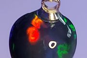 Ethiopian Black Opal Pendant 2.98 ct on 925 Silver bail