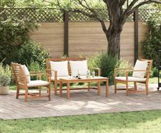 Garden Sofa Set Natural Solid teak wood