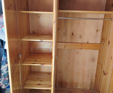 pine wardrobe