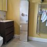 Walnut finish bathroom unit Image 2