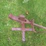Genuine Antique Cart Jack Very Unusual And Rare Garden Ornament Image 4