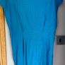 Mango Blue Linen-blend shirt dress Size L BNWT Image 7