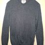 mens KRONSTADT 100% extra fine merino wool jumper Size Small navy Image 2