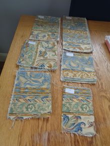 Fabric Pieces x 6 for Sale