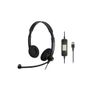 PRICE REDUCED from 50 TO SELL!! Sennheiser SC 60 USB ML - Call Center - headset - on-ear - wired - black with orange highlights Image 2