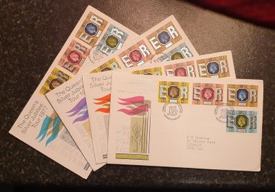 QEII Silver Jubilee Tour 1977 Stamp Covers
