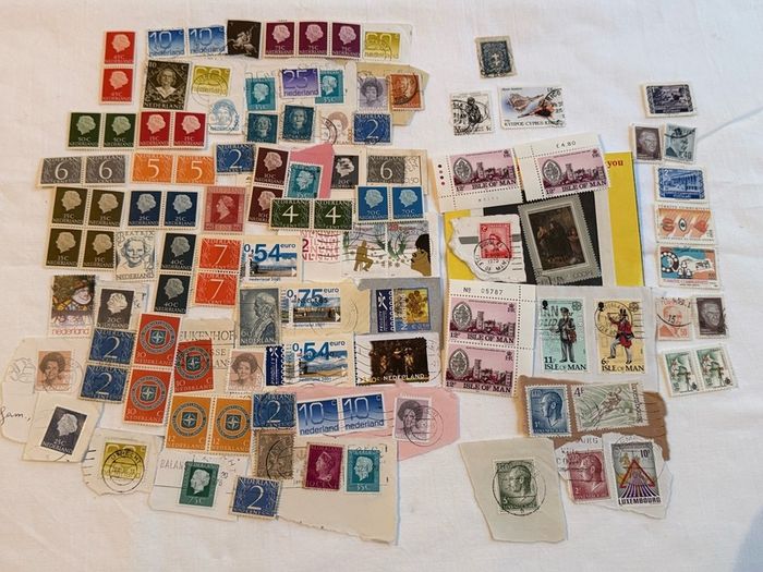 Lithuania, Russia, Isle of Man, The Netherlands, Luxembourg, Cyprus and Turkey stamps 1941 to present day
