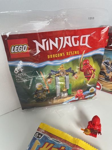 Lego Ninjago Legacy and Dragons Rising Kai minifigures