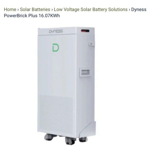 New Dyness powerbrick plus 16kwh
