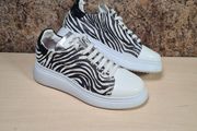 Womens Marco Moreo Zebra Print Platform Trainers Runners Size Uk 5.5 Eu 38.5 Please Read Description (AT1)