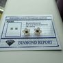 Diamond Stud Flower Earring Image 4