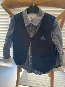 Boys shirt and vest Junior J 4-5y