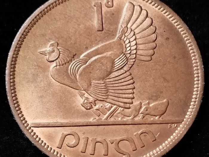 Ireland - 1966 - 1 Penny - UNC - KM.11 - [182]
