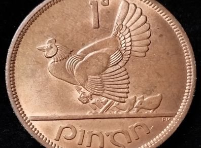 Ireland - 1966 - 1 Penny - UNC - KM.11 - [182]