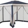 4 m Hexagonal blue Gazebo Image 4