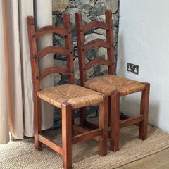 Farmhouse style Solid wood dining/occasional chairs