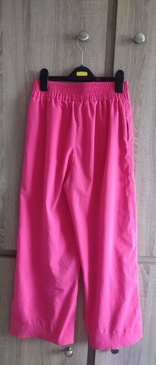 pink set wild leg trousers and top size fits Xs s m