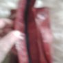 Leather bags one large red long handles tote or shoulde and one smaller shoulder Bag. Shoulder is 15r leather Image 3