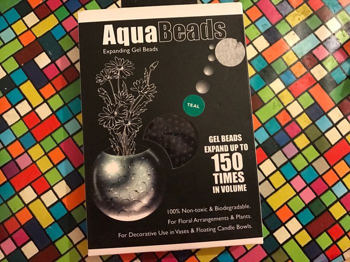 Aqua beads-great for vases/bowls
