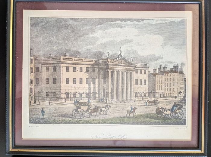 James Malton Dublin Prints 1790s Lying-In Hospital - Custom House - new GPO Set