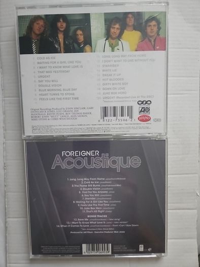 Foreigner CDs Collection: The Definitive / Acousitique.