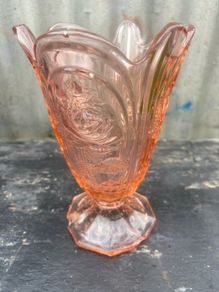 Free vintage glass vase 2 chips