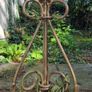 Heavy wrought iron vintage free standing floor lamp Image 2