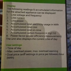 Energenie power meter