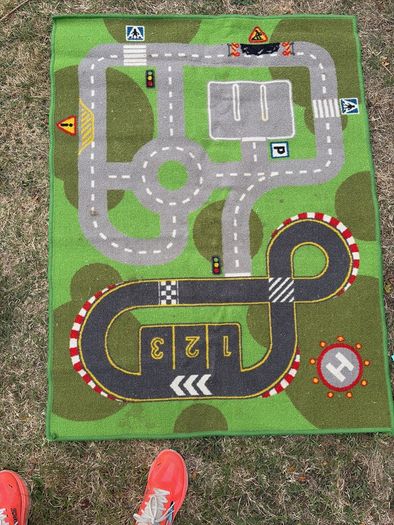 IKEA LILLABO Kids Car Play Mat Rug (75cm x 133cm