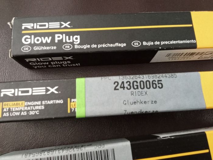 Ridex Brand Glow Plugs.
