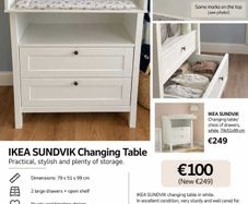 Ikea Sundvik Changing Table